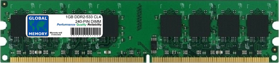 1GB DDR2 533MHz PC2-4200 240-PIN DIMM MEMORY RAM FOR FUJITSU-SIEMENS DESKTOPS